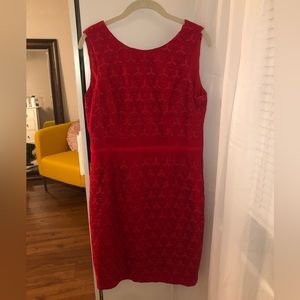 Size 10 red dress from Nordstrom- only worn once for a wedding!
